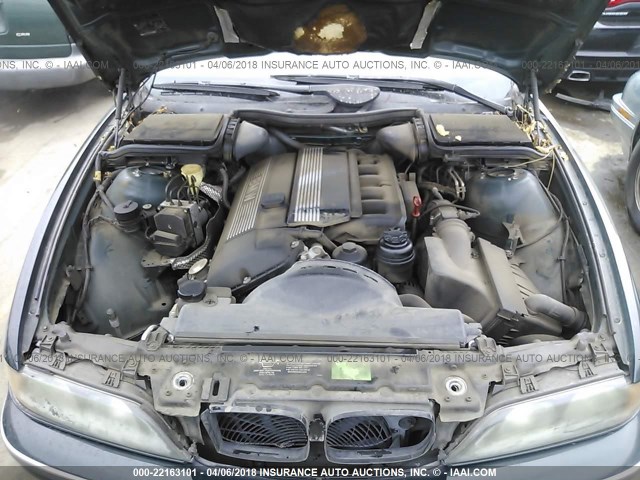 WBADM6340YGV03938 - 2000 BMW 528 I AUTOMATIC GREEN photo 10