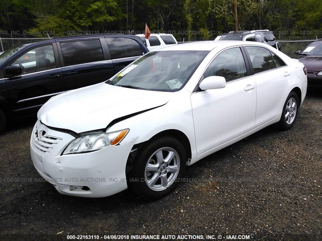 4T1BE46K77U542947 - 2007 TOYOTA CAMRY NEW GENERAT CE/LE/XLE/SE WHITE photo 2