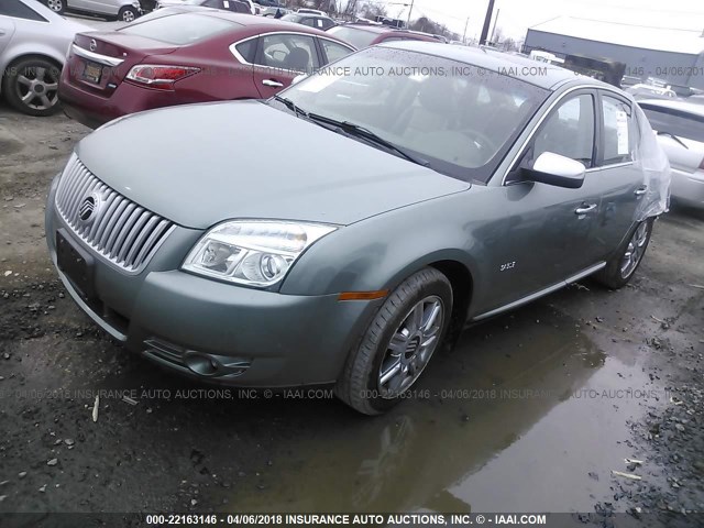 1MEHM42W58G617475 - 2008 MERCURY SABLE PREMIER GREEN photo 2