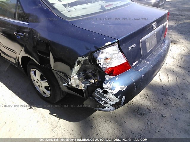 4T1BE32K42U536726 - 2002 TOYOTA CAMRY LE/XLE/SE 海军蓝 照片 6