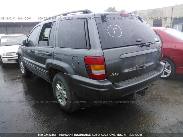 1J4GX48S74C132565 - 2004 JEEP GRAND CHEROKEE LAREDO/COLUMBIA/FREEDOM 灰色 照片 3