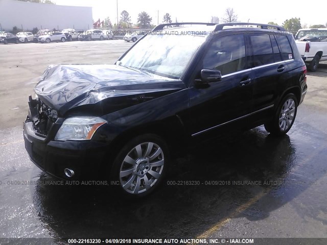 WDCGG8HB8CF841056 - 2012 MERCEDES-BENZ GLK 350 4MATIC BLACK photo 2