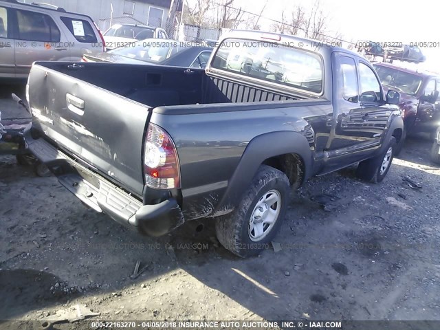 5TEUX42N39Z626815 - 2009 TOYOTA TACOMA ACCESS CAB Grau Foto 4