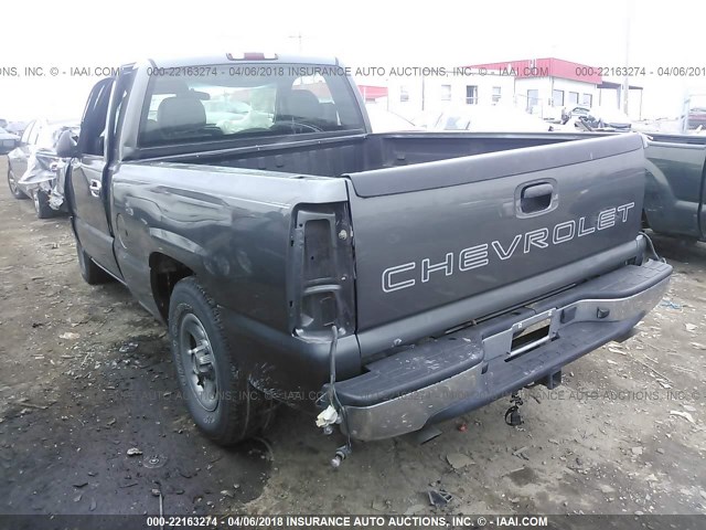 1GCEC14V12Z187742 - 2002 CHEVROLET SILVERADO C1500 GRAY photo 3