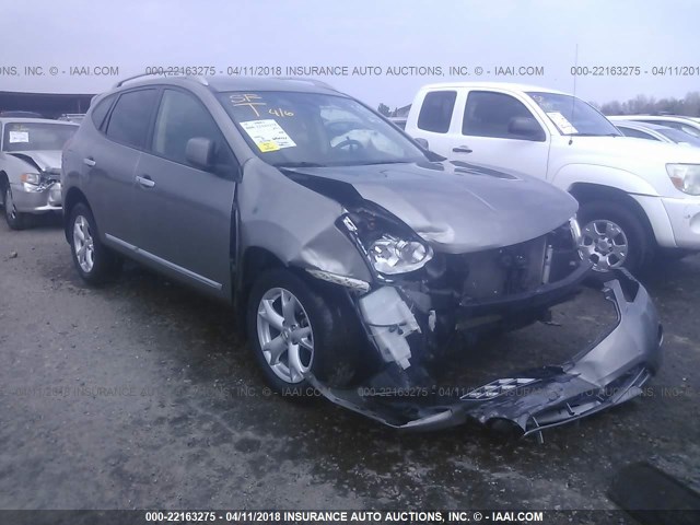 JN8AS5MTXBW577641 - 2011 NISSAN ROGUE S/SV/KROM GRAY photo 1