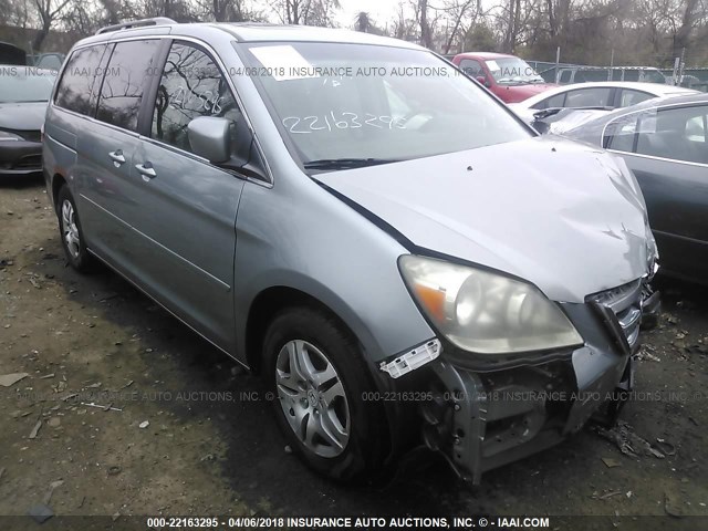 5FNRL38767B007922 - 2007 HONDA ODYSSEY EXL ღია ლურჯი ფოტო 6