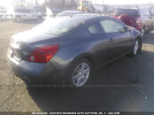 1N4BL24E38C175442 - 2008 NISSAN ALTIMA 3.5SE GRAY photo 4