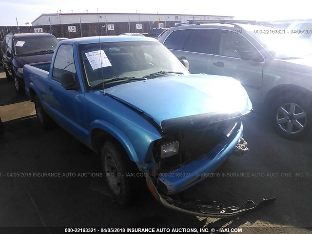 1GCCS1447R8165097 - 1994 CHEVROLET S TRUCK S10 Light Blue photo 1