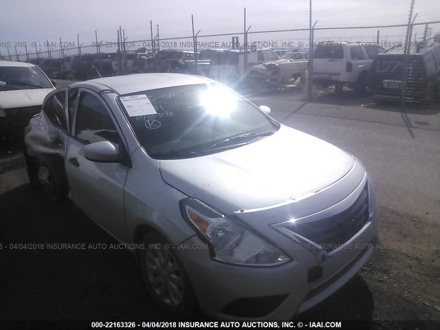 3N1CN7AP0GL891507 - 2016 NISSAN VERSA S/S PLUS/SV/SL SILVER photo 1