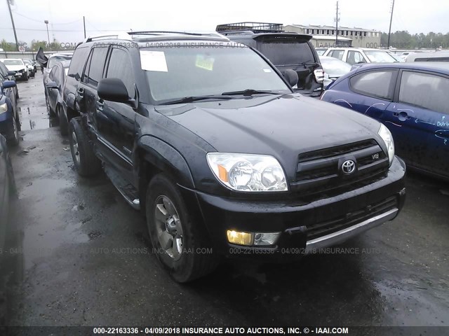 JTEZT17R730013868 - 2003 TOYOTA 4RUNNER LIMITED BLACK photo 1