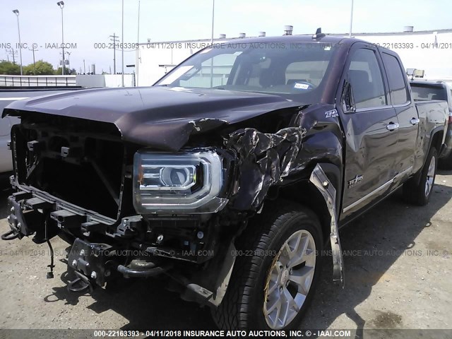 1GTV2NEC6GZ243771 - 2016 GMC SIERRA K1500 SLT BROWN photo 6