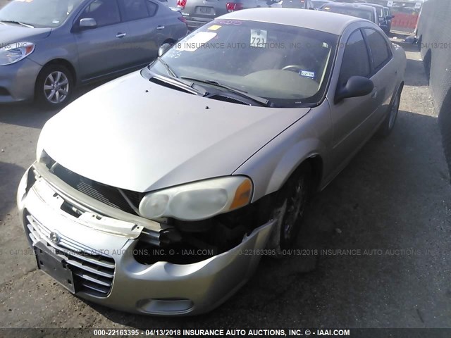 1C3EL56R06N165823 - 2006 CHRYSLER SEBRING TOURING TAN photo 2