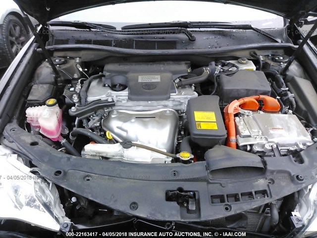 4T1BD1FK5DU077050 - 2013 TOYOTA CAMRY HYBRID/LE/XLE 黑色 照片 10