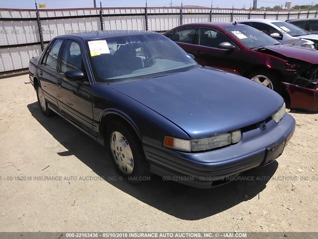 1G3WH52M2VF346037 - 1997 OLDSMOBILE CUTLASS SUPREME SL 蓝色 照片 1