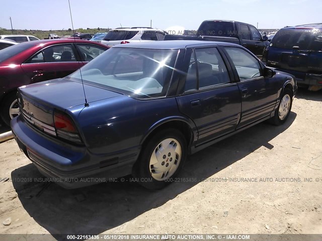 1G3WH52M2VF346037 - 1997 OLDSMOBILE CUTLASS SUPREME SL 蓝色 照片 4
