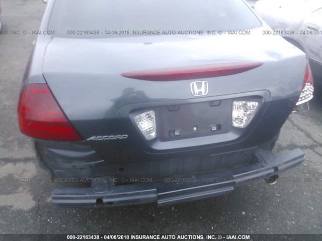 1HGCM56846A025838 - 2006 HONDA ACCORD EX GRAY photo 6