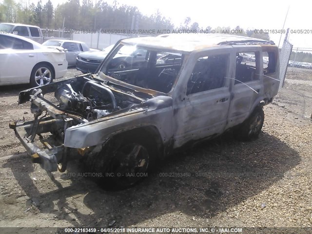 1J8HH48K77C612772 - 2007 JEEP COMMANDER BLACK photo 2