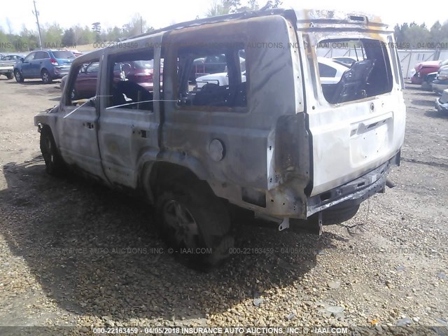 1J8HH48K77C612772 - 2007 JEEP COMMANDER BLACK photo 3