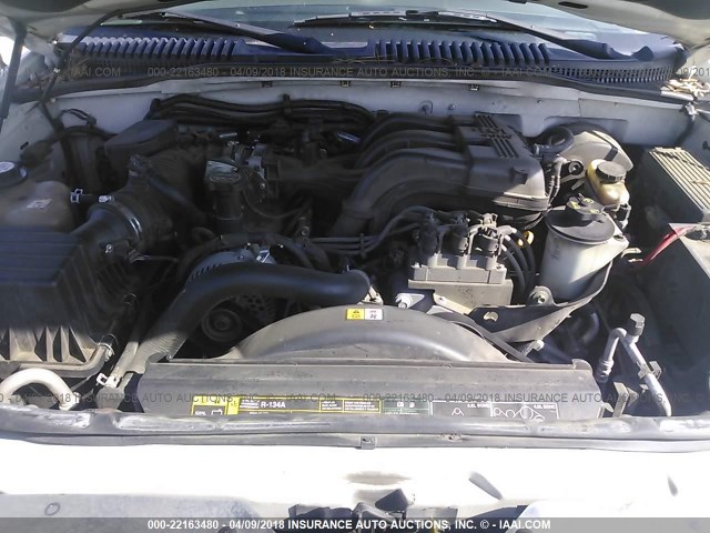 1FMZU63K94UB45186 - 2004 FORD EXPLORER XLT/XLT SPORT/NBX 白色 照片 10