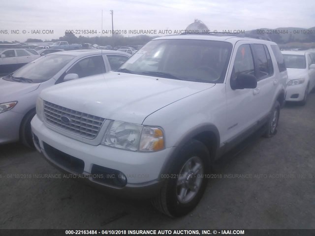 1FMDU74E22ZA76317 - 2002 FORD EXPLORER EDDIE BAUER WHITE photo 2