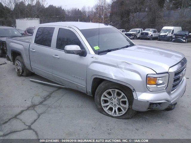 3GTU2UEC6EG163552 - 2014 GMC SIERRA K1500 SLE SILVER photo 1