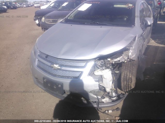 1G1RD6E47BU100675 - 2011 CHEVROLET VOLT SILVER photo 6