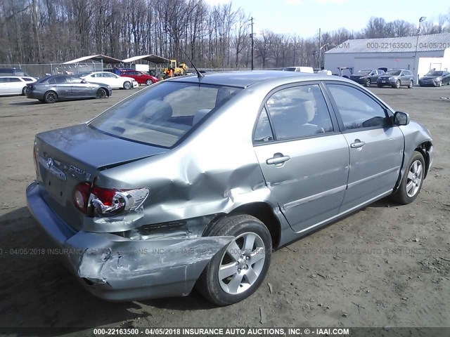 2T1BR38E24C213771 - 2004 TOYOTA COROLLA CE/LE/S GRAY photo 4