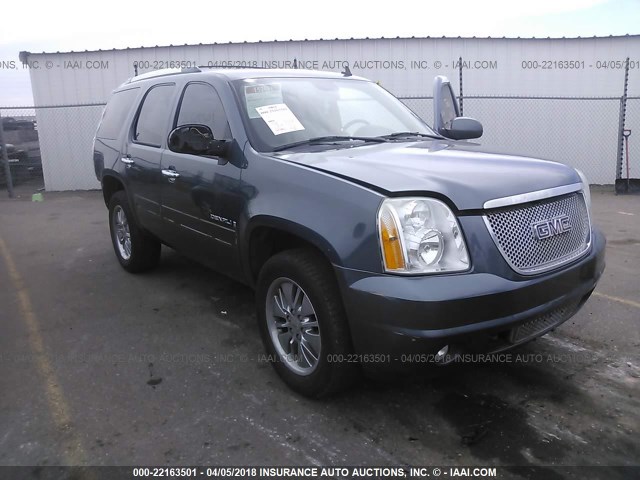 1GKFK63837J197389 - 2007 GMC YUKON DENALI BLUE photo 1