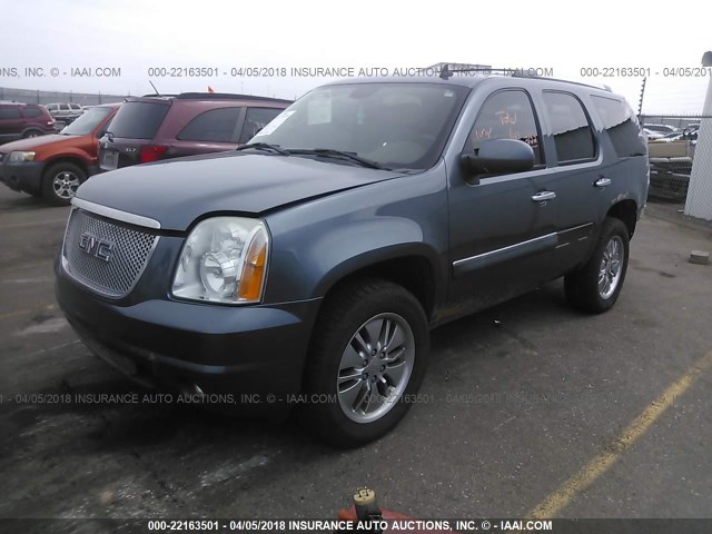 1GKFK63837J197389 - 2007 GMC YUKON DENALI BLUE photo 2