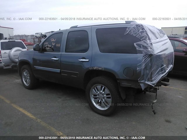 1GKFK63837J197389 - 2007 GMC YUKON DENALI BLUE photo 3