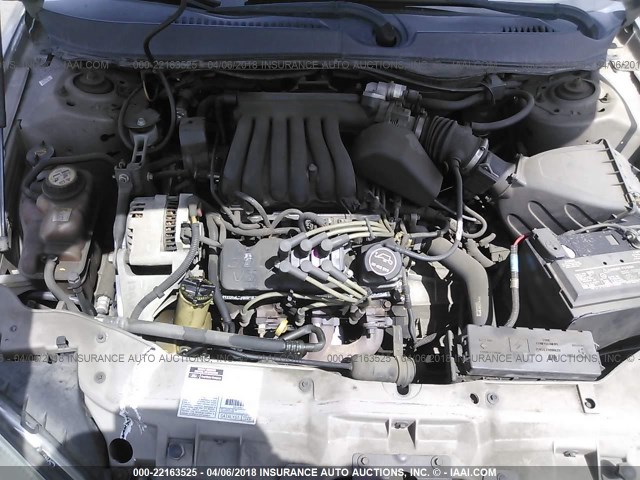 1FAFP52242G234191 - 2002 FORD TAURUS LX Champagne photo 10