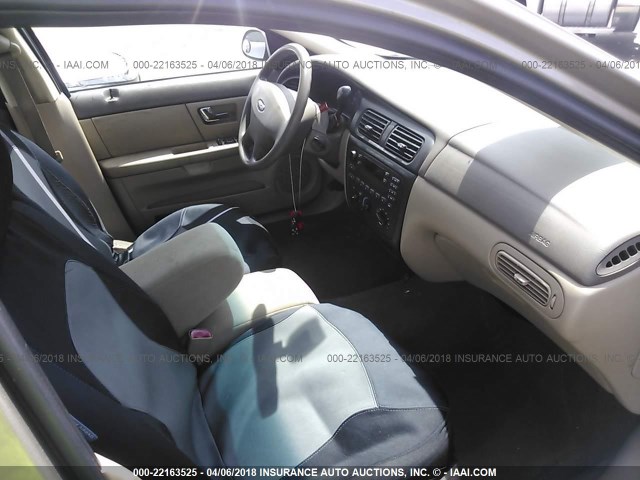 1FAFP52242G234191 - 2002 FORD TAURUS LX Champagne photo 5