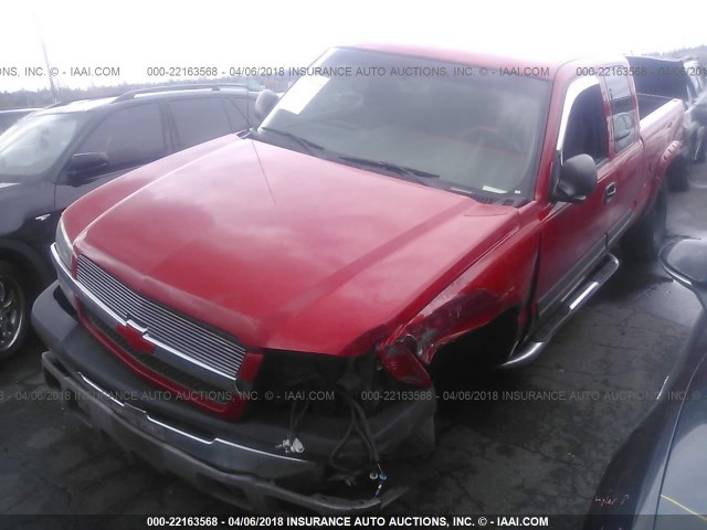 1GCEK19V63E336666 - 2003 CHEVROLET SILVERADO K1500 RED photo 6