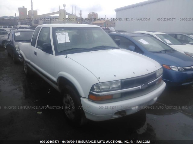 1GCDT19W8Y8159156 - 2000 CHEVROLET S TRUCK S10 WHITE photo 1