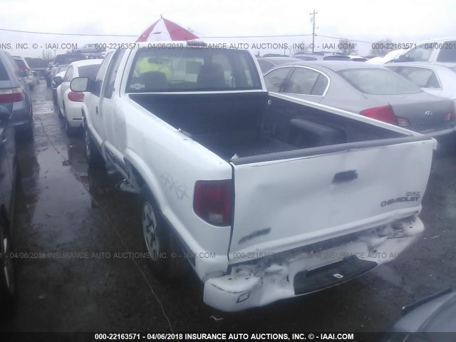 1GCDT19W8Y8159156 - 2000 CHEVROLET S TRUCK S10 WHITE photo 6