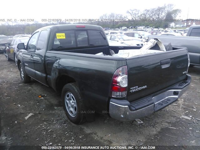 5TFTX4CN5CX020120 - 2012 TOYOTA TACOMA ACCESS CAB Grün Foto 3