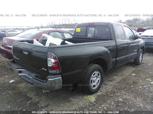 5TFTX4CN5CX020120 - 2012 TOYOTA TACOMA ACCESS CAB Grün Foto 4