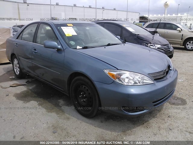 4T1BF30K63U555523 - 2003 TOYOTA CAMRY LE/XLE/SE 蓝色 照片 1