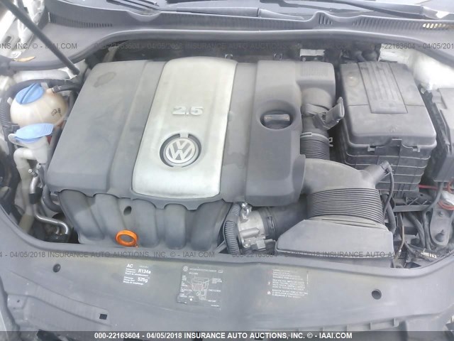 WVWBR71K67W251460 - 2007 VOLKSWAGEN RABBIT WHITE photo 10