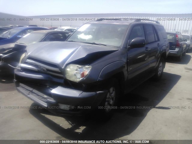 JTEZU14R050060101 - 2005 TOYOTA 4RUNNER SR5/SPORT GRAY photo 2