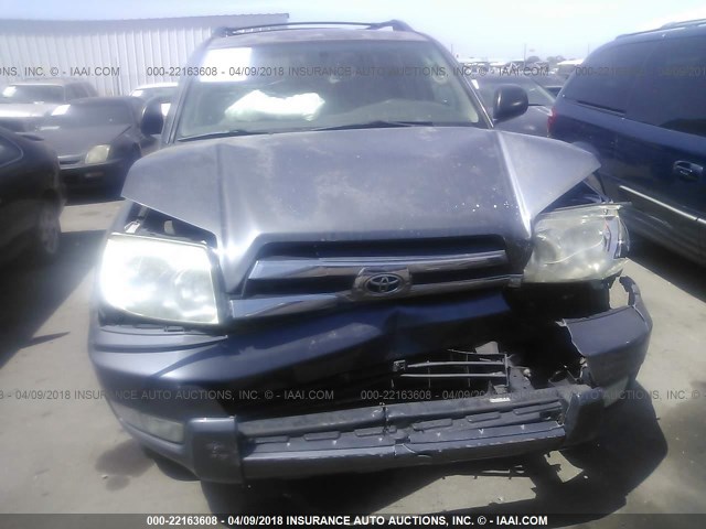 JTEZU14R050060101 - 2005 TOYOTA 4RUNNER SR5/SPORT GRAY photo 6