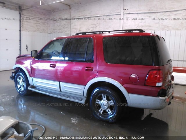 1FMFU18595LB07666 - 2005 FORD EXPEDITION EDDIE BAUER MAROON photo 3