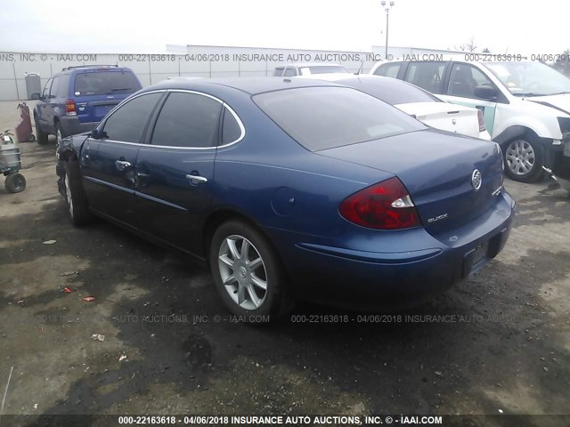 2G4WE587461110441 - 2006 BUICK LACROSSE CXS BLUE photo 3