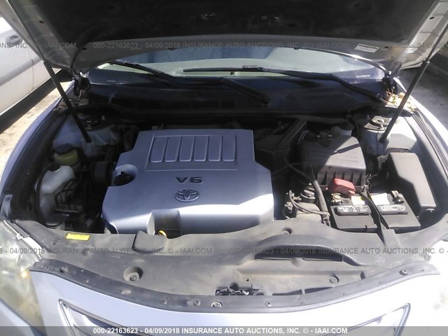 4T1BK46K17U522184 - 2007 TOYOTA CAMRY NEW GENERAT LE/XLE/SE GRAY photo 10