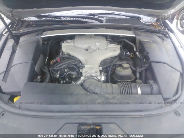 1G6DF577480173552 - 2008 CADILLAC CTS SILVER photo 10