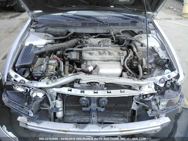 JHMCG66892C023222 - 2002 HONDA ACCORD EX/SE SILVER photo 10