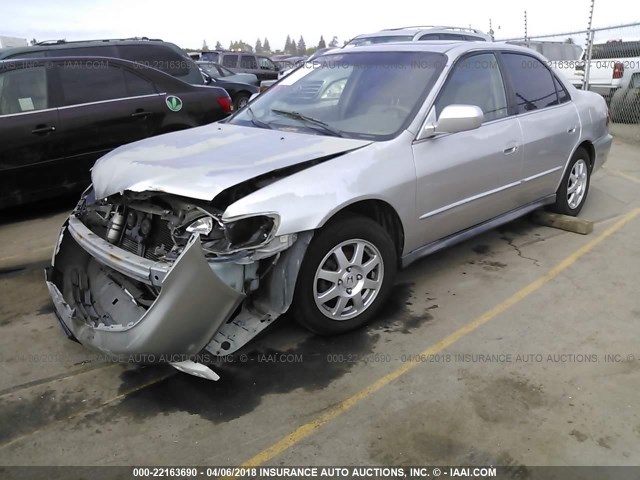 JHMCG66892C023222 - 2002 HONDA ACCORD EX/SE SILVER photo 2