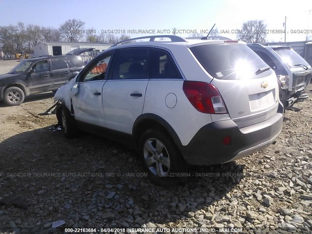 3GNAL2EK0DS629765 - 2013 CHEVROLET CAPTIVA LS 白色 照片 3