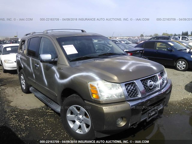 5N1AA08B14N711167 - 2004 NISSAN ARMADA SE/LE GOLD photo 6