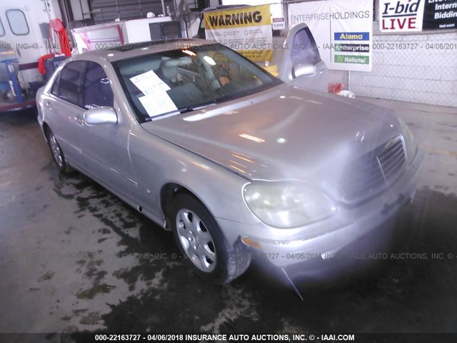 WDBNG75J01A146646 - 2001 MERCEDES-BENZ S 500 SILVER photo 1
